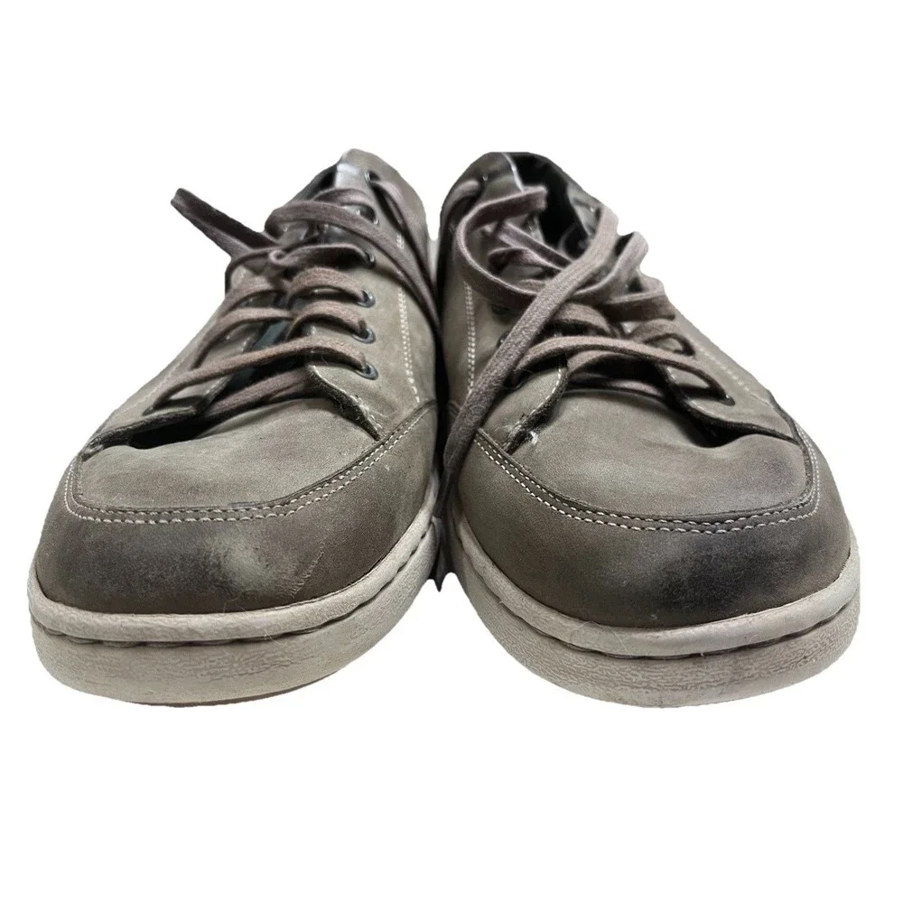 Dansko Vaughn Mens US 13.5-14 EU 47 Gray Milled Nubuck Leather Walking Shoe